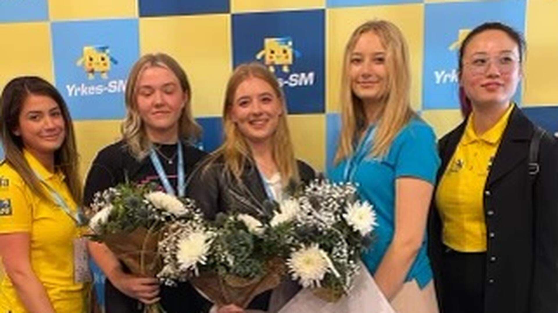 Prispallen i Yrkes SM 2022 frisöryrket