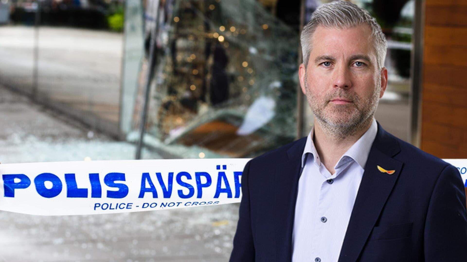 Bildcollage: Karl Hulterström och brottsplats