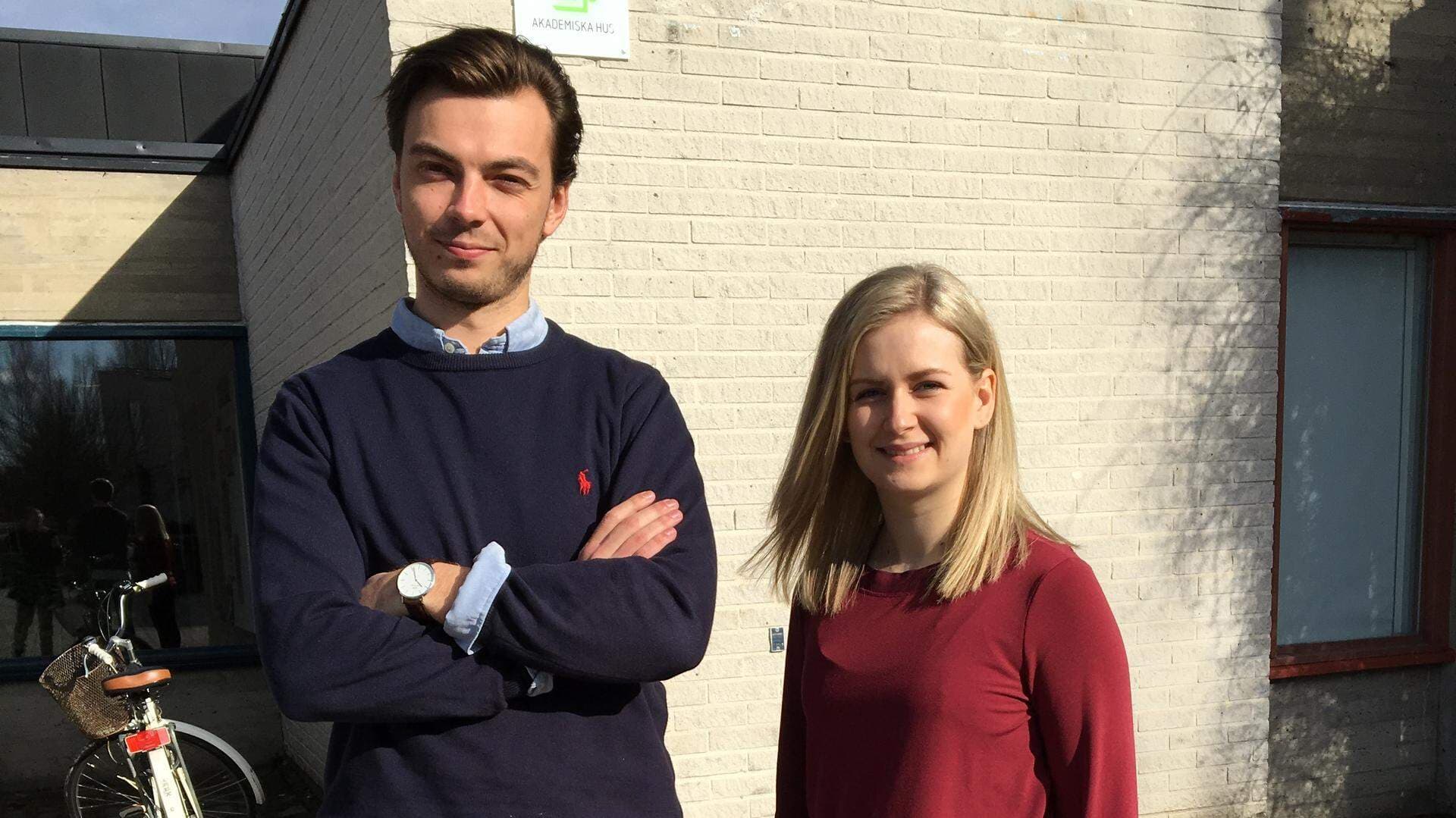 Simon Ezcurra Gyllensten och Elin Gustavsson