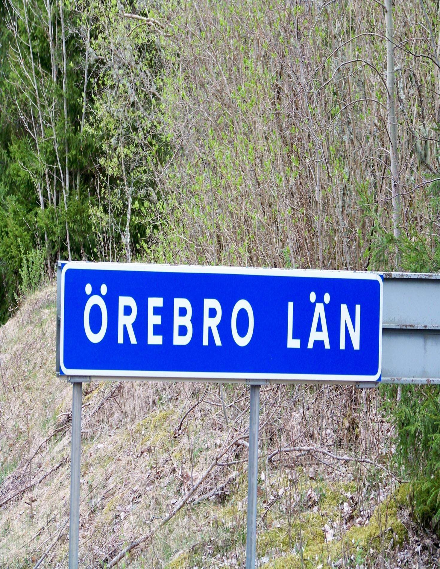 Vägskylt Örebro län