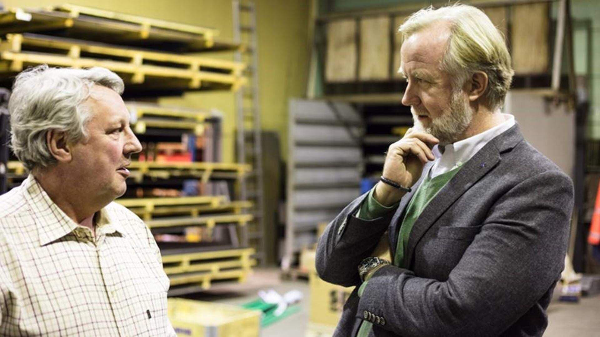 Leif Carlsson och Johan Pehrson i samtal