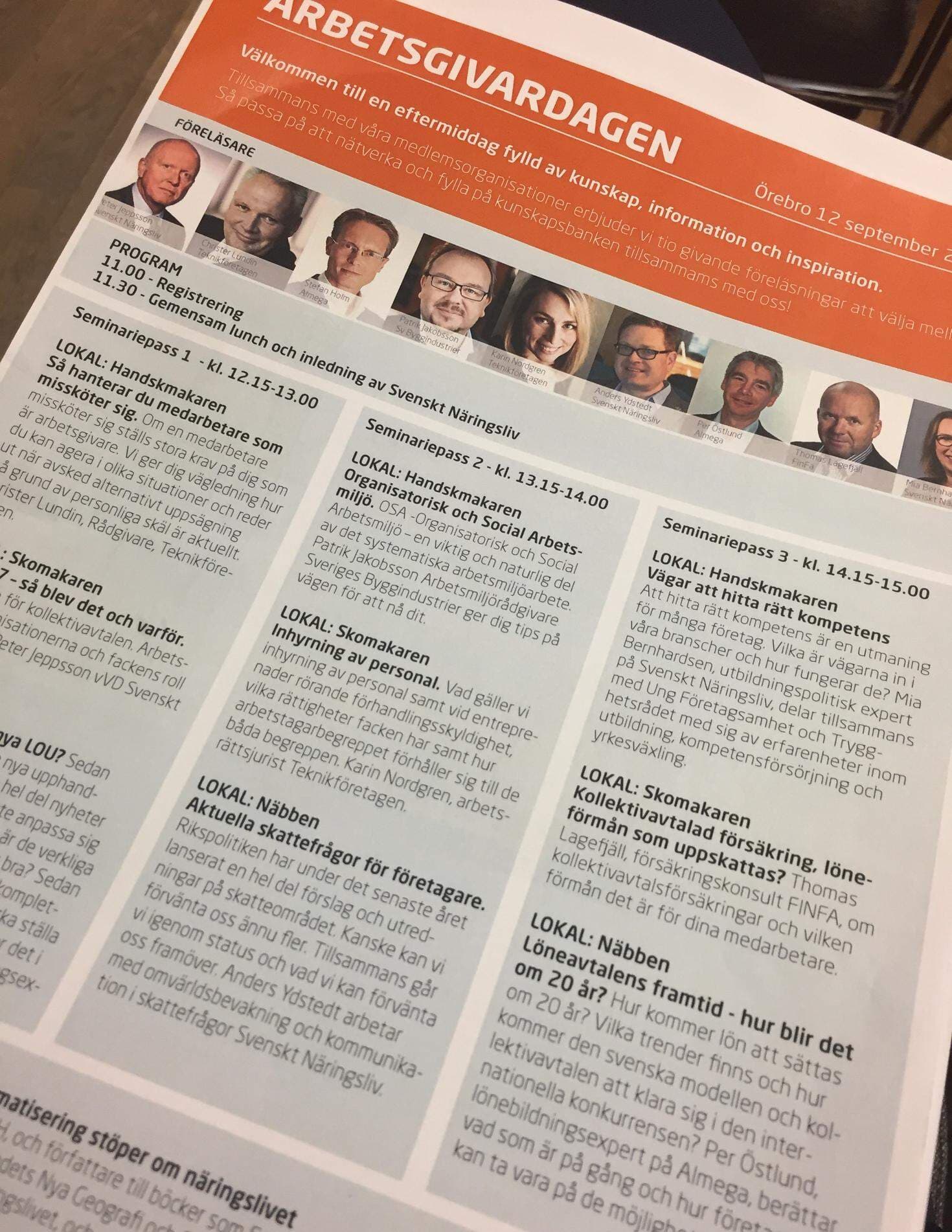 Program arbetsgivardagen