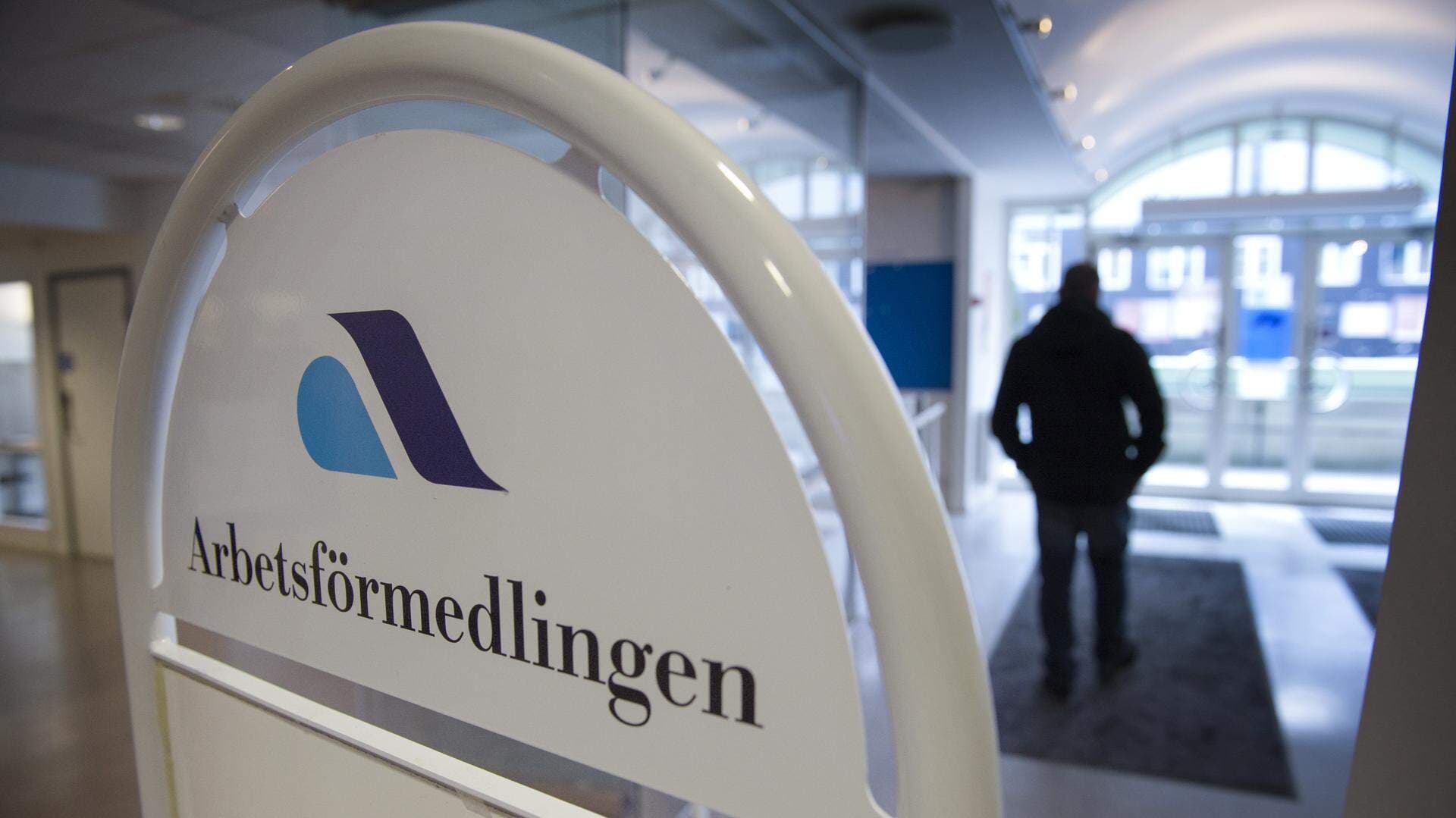 Skylt Arbetsförmedlingen