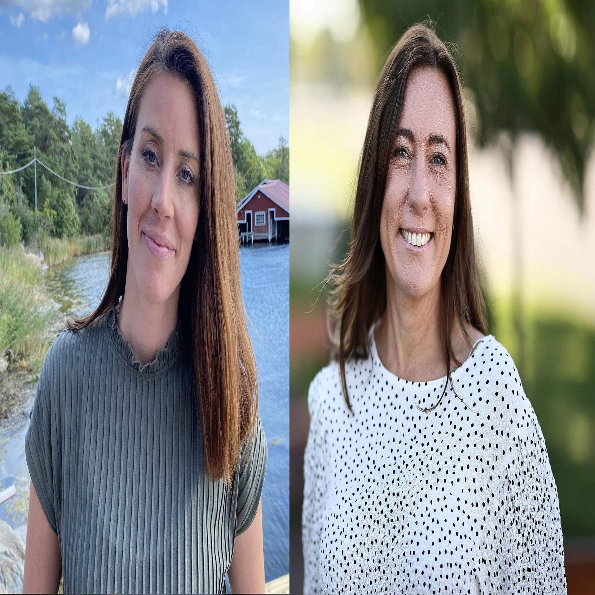 Malin Hansson, näringslivsutvecklare, Ydre kommun och Sarah Åkerblom, näringsutvecklare Valdemarsviks kommun