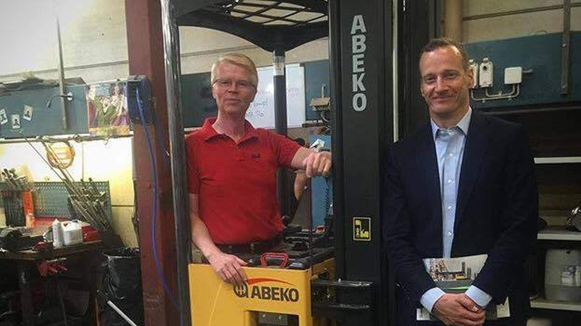 Ingemar Lorin, Actil Warehouse Trucks AB och Anders Edholm, Svenskt Näringsliv