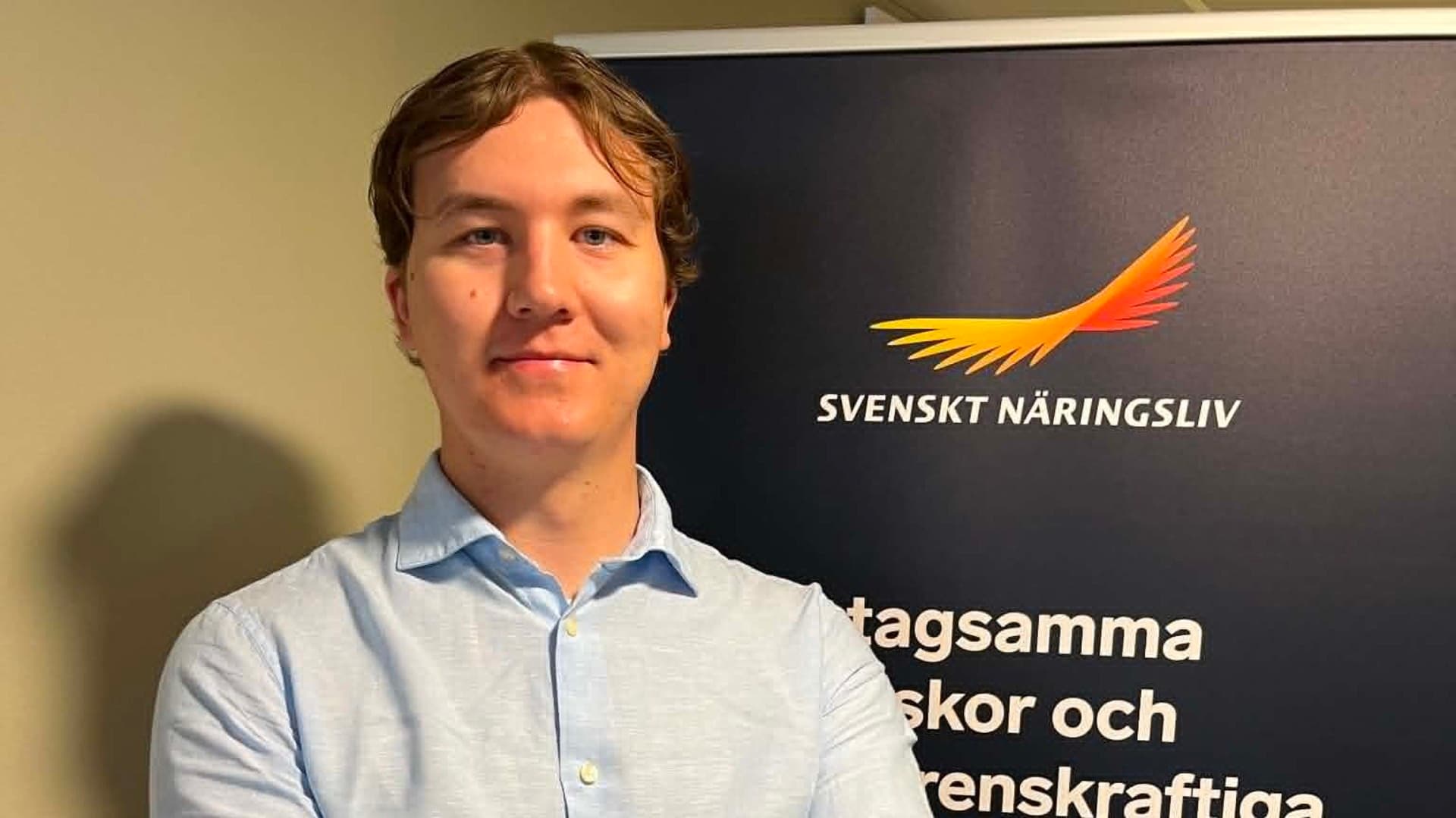 Viktor Eriksson, student på masterprogram i statsvetenskap vid Linköpings universitet
