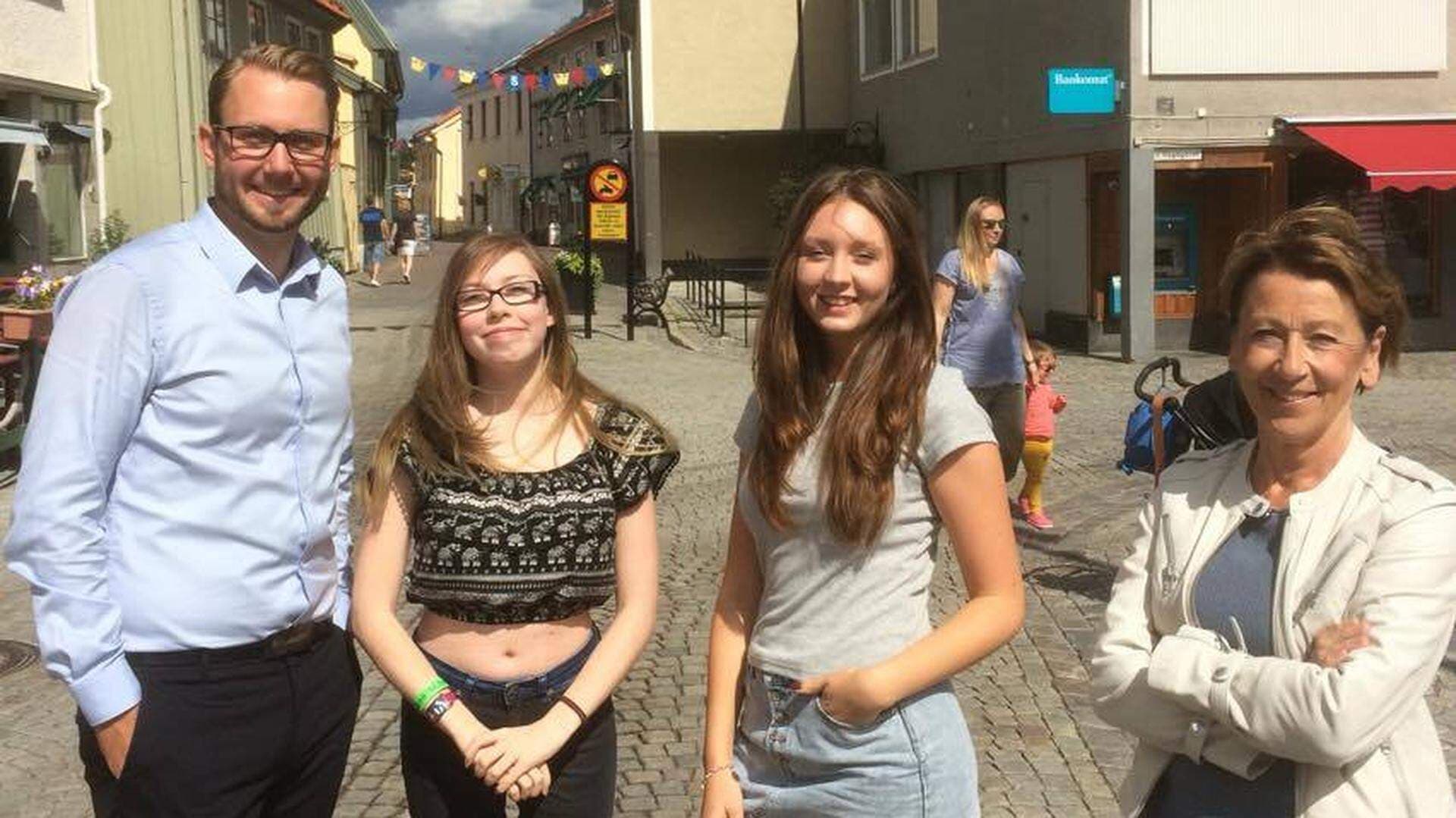 Christoffer Borgsjö, Ebba Gustafsson, Vendela Ericson, Barbro Mellqvist