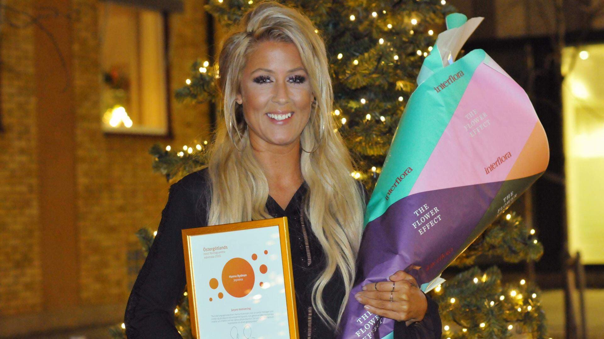 Hanna Rydman, Östergötlands mest företagsamma människa 2016