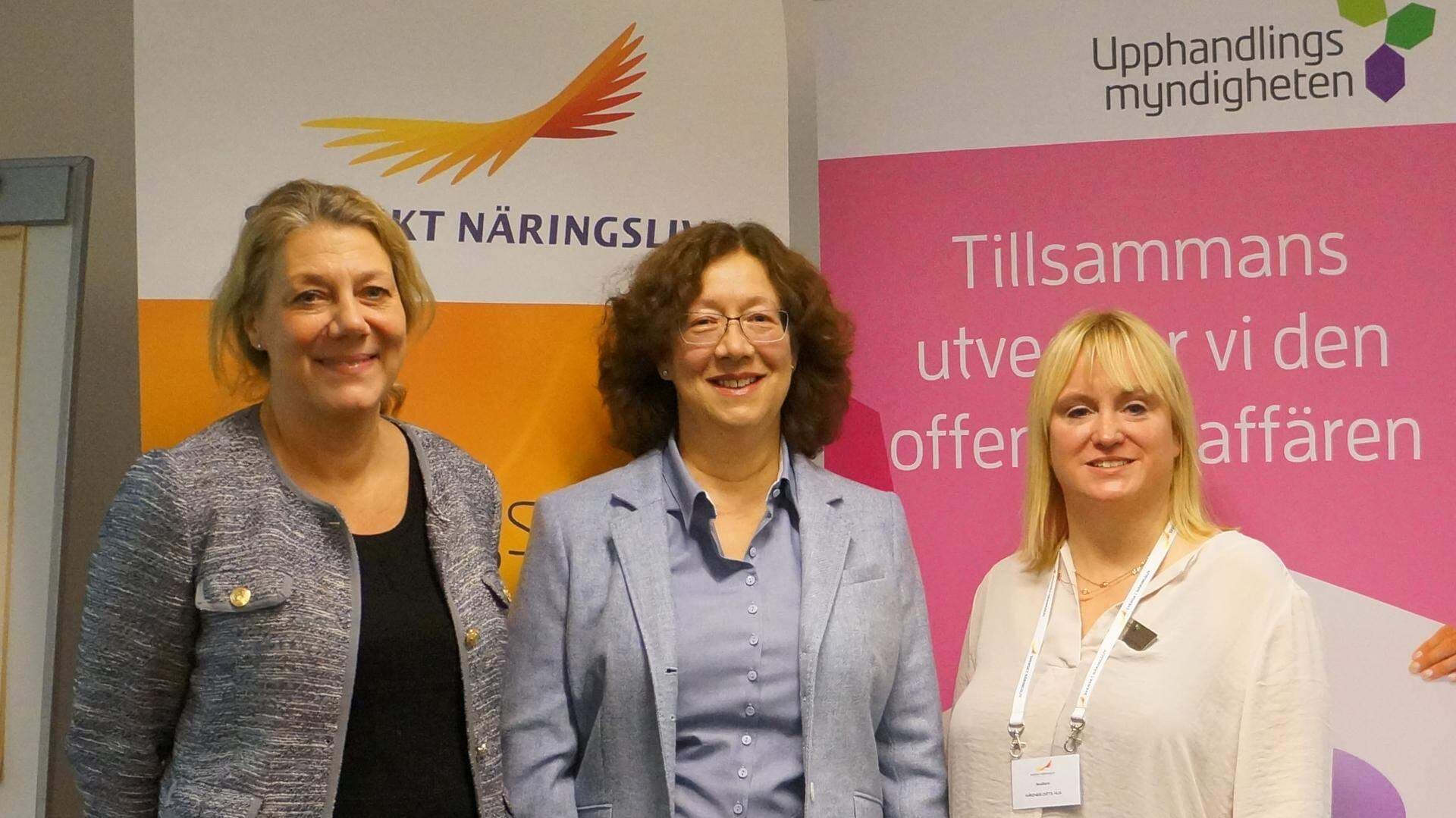 Ellen Hausel Heldahl, Katarina Lincoln och Jenny Engström.