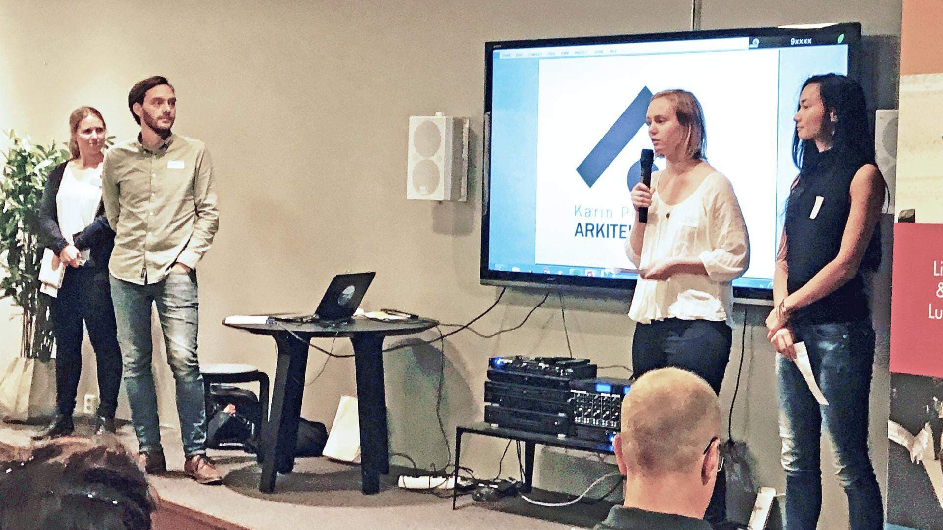 Malin Planander, Erik, Annelie Erlingstam och Tove Rappman.