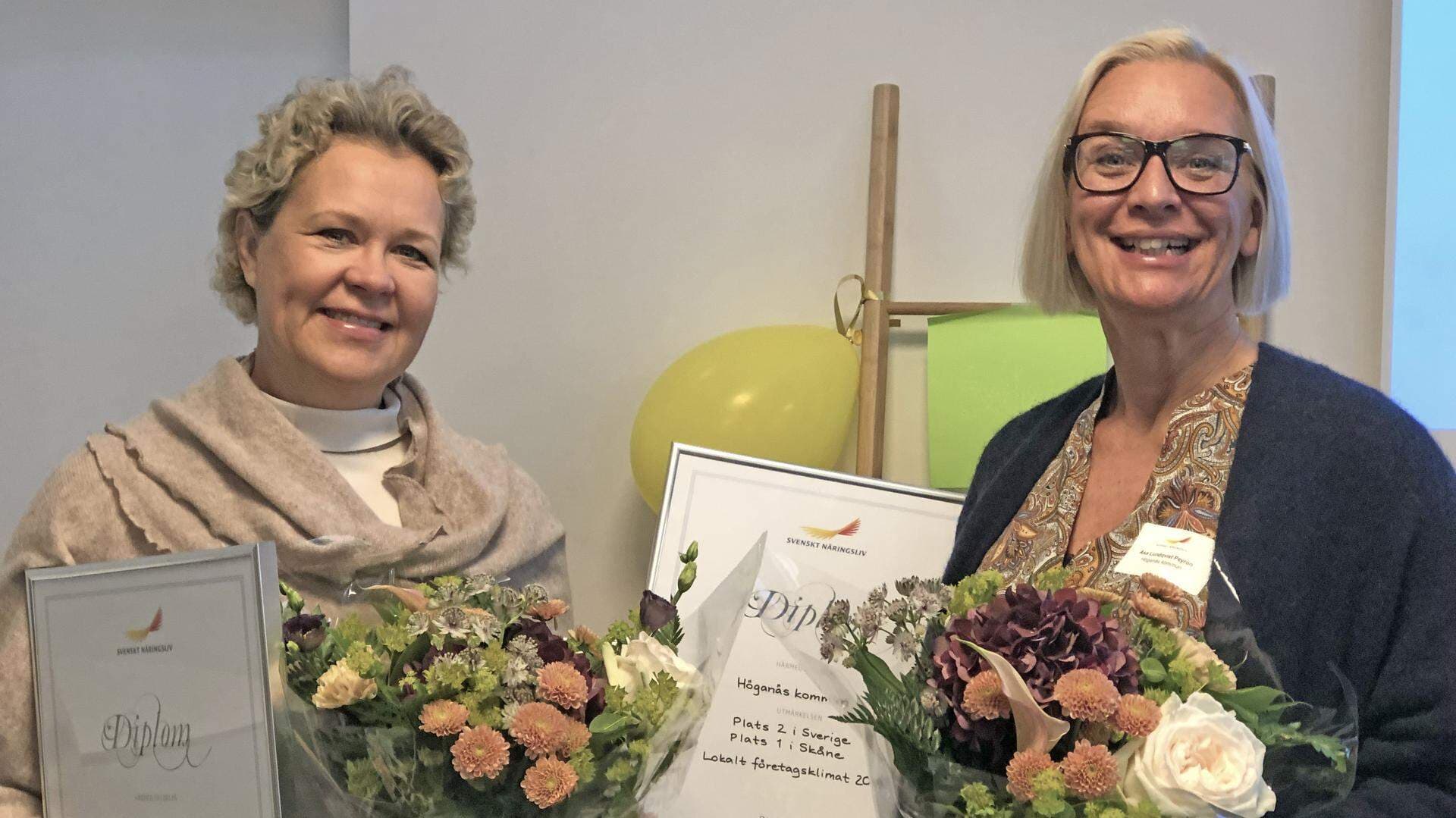 Annika Wallin Jalgén och Åsa Lundqvist Peyron