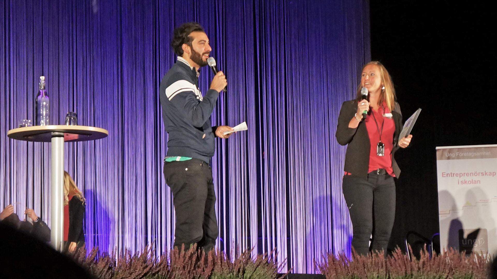 Katarina Olsson och Behrang Miri