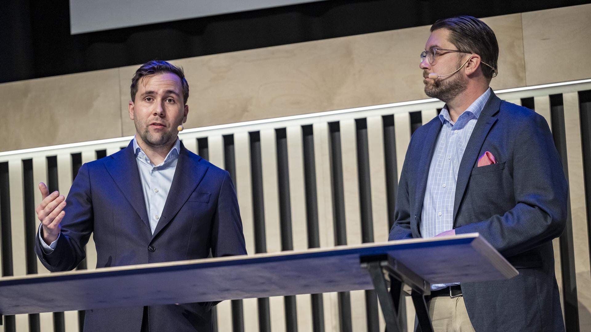 Benjamin Dousa och Jimmie Åkesson