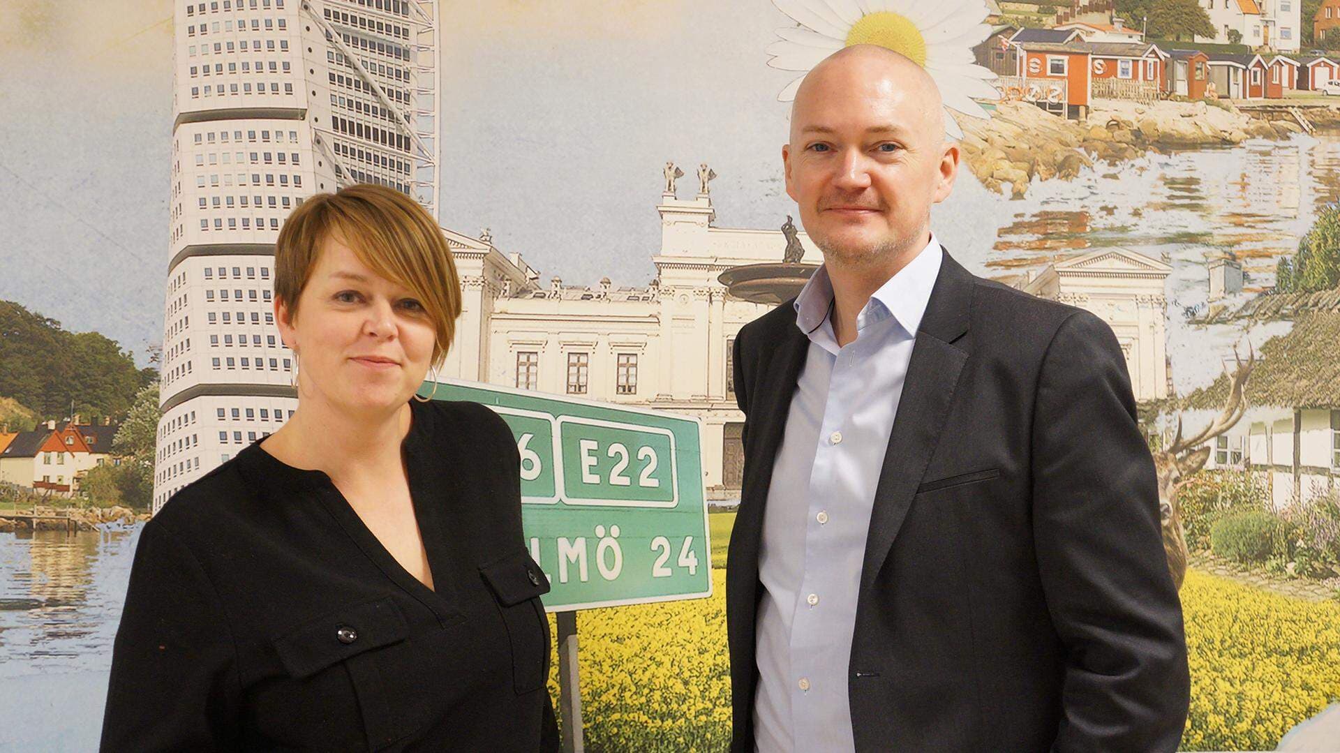 Katrin Stjernfeldt Jammeh och Micael Nord