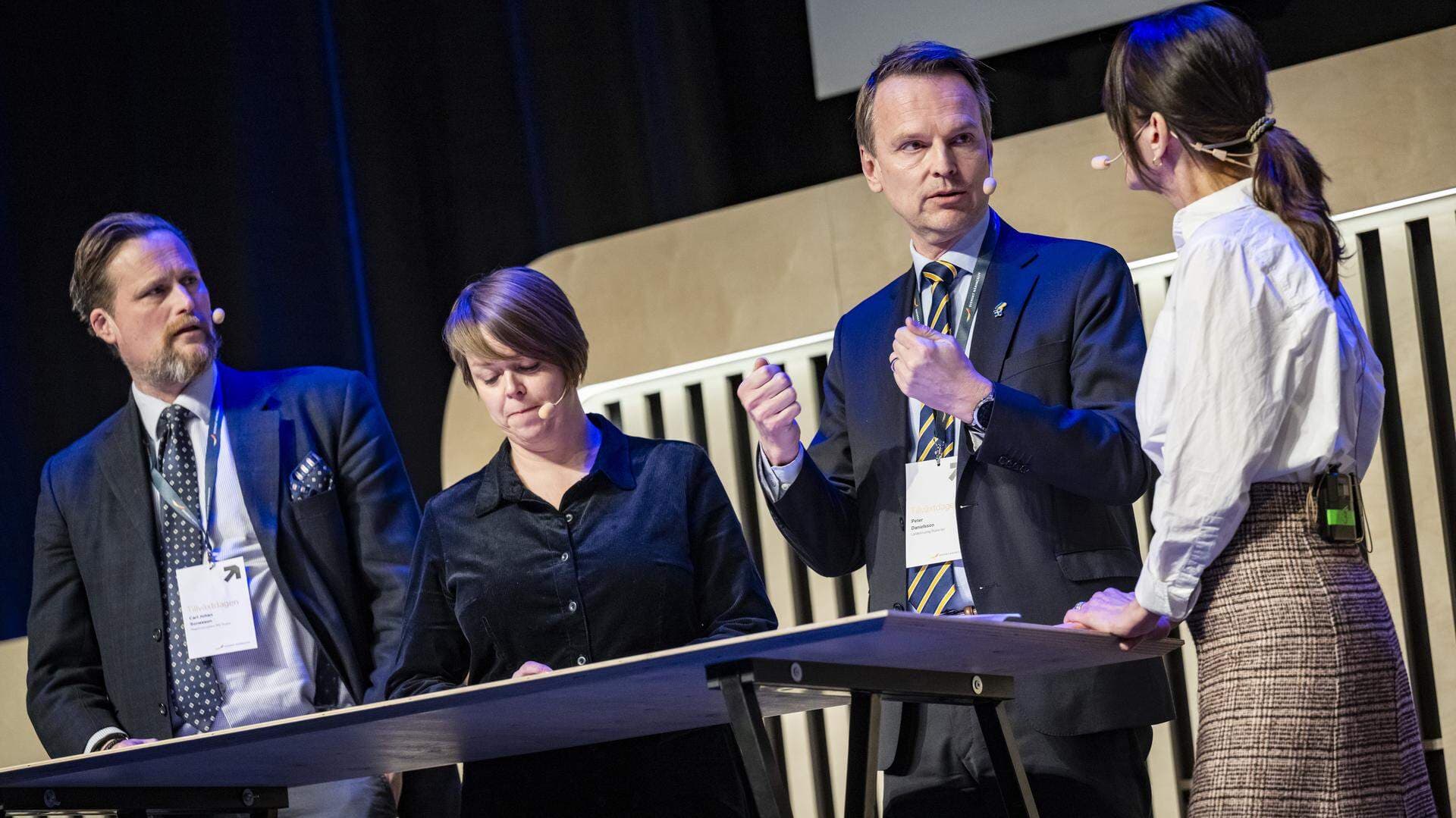 Carl-Johan Sonesson, Katrin Stjernfeldt Jammeh, Peter Danielsson och Lydia Capolicchio