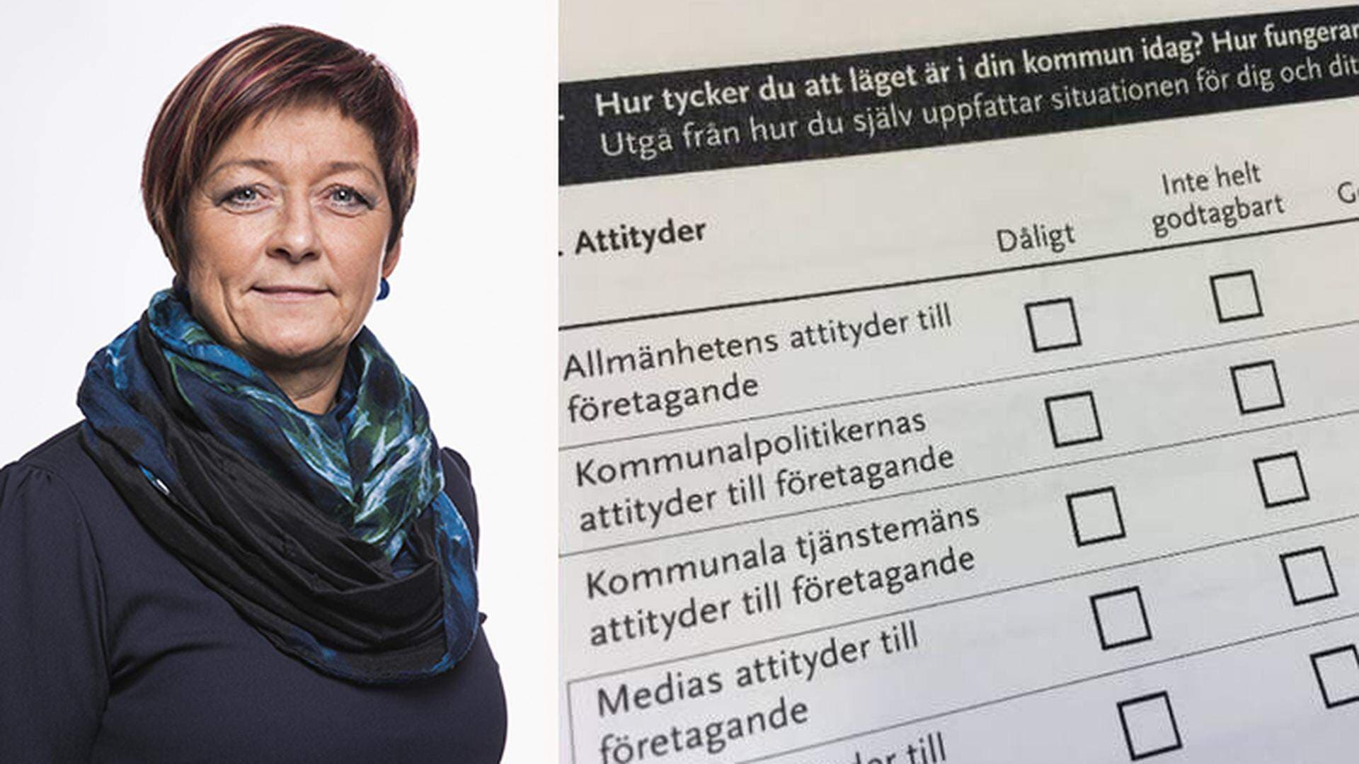 Carina Centrén och enkät