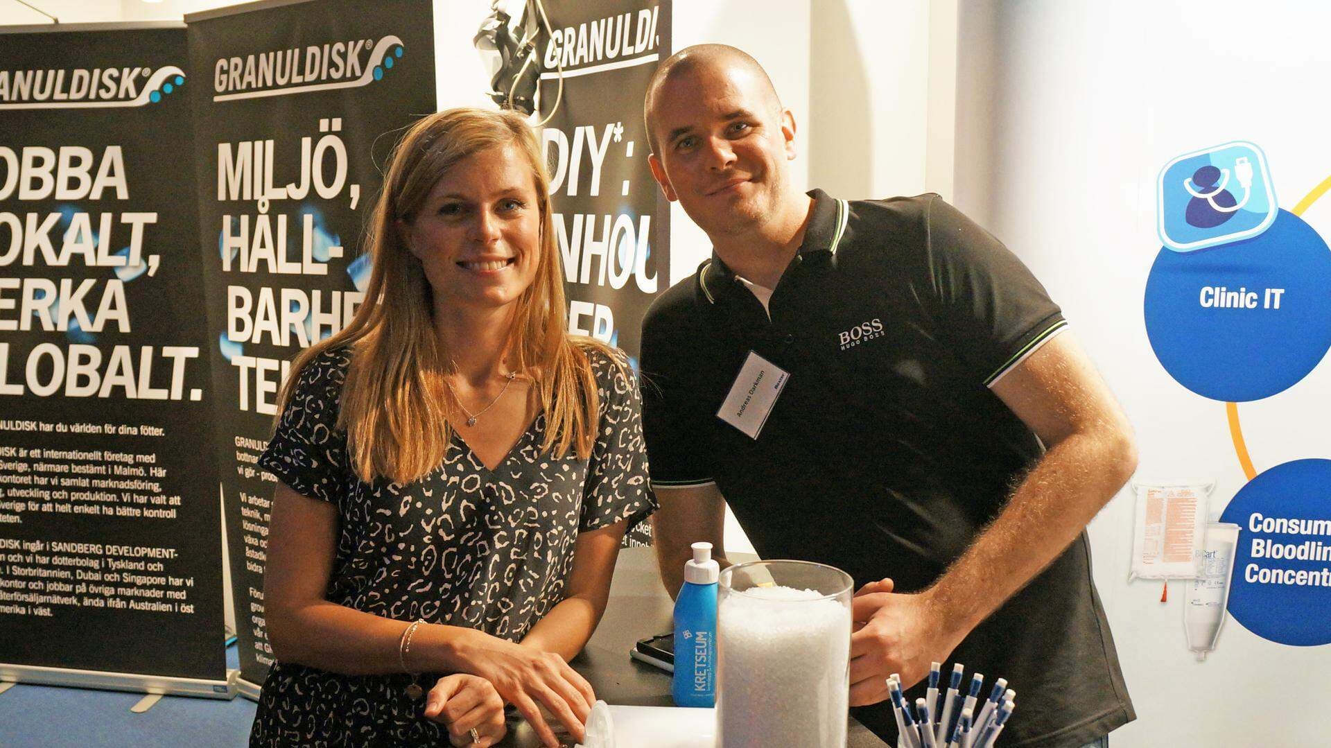 Josefin Backe och Andreas Darkman