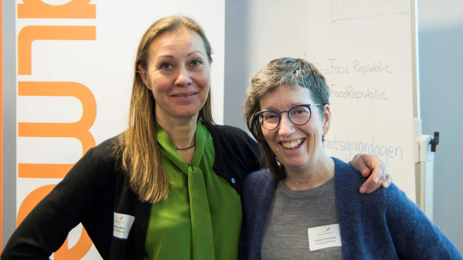 Catharina Bäck och Kristina Svensson