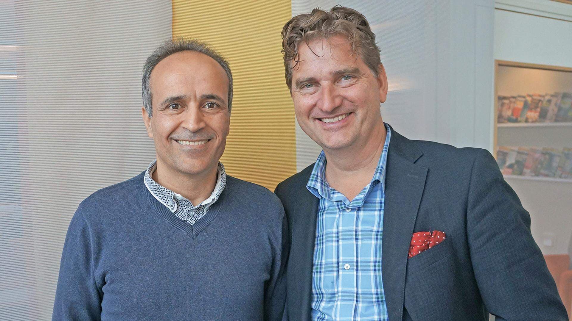 Hamzeh Azmieh och Rolf Elmér.