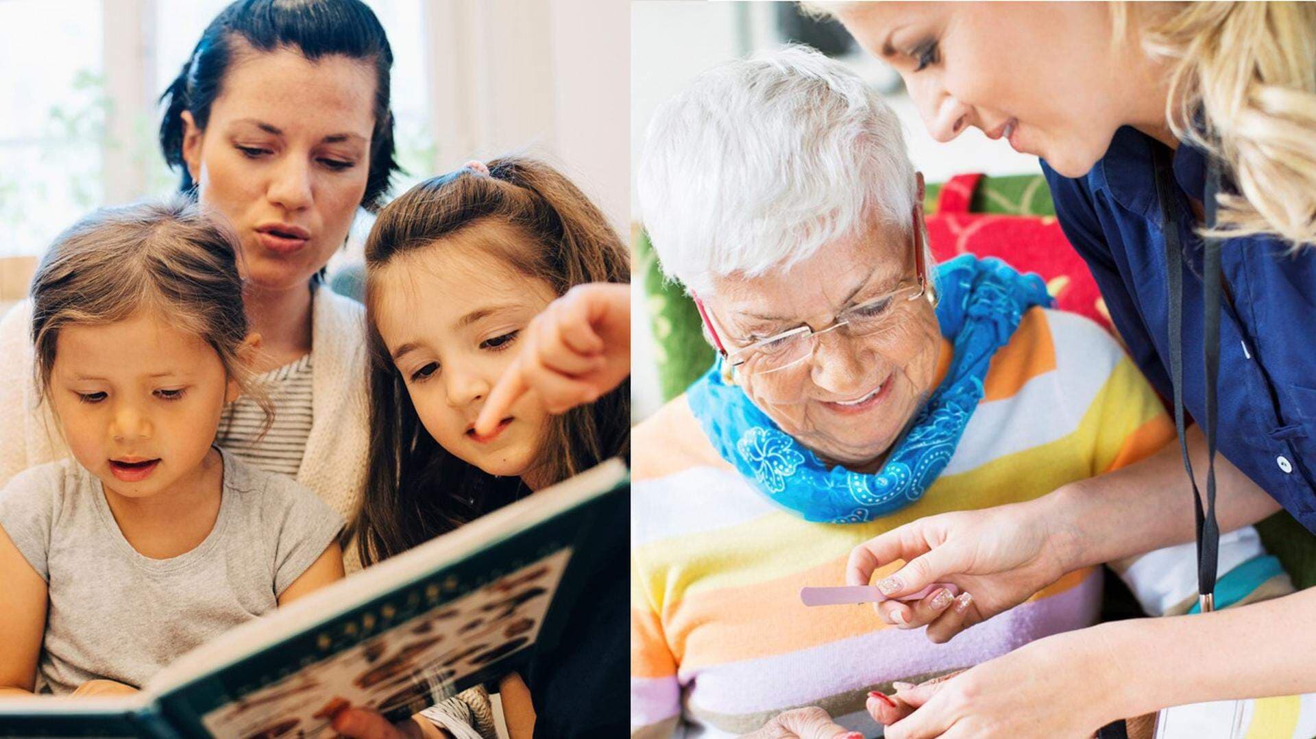 Kollage förskola och äldrevård