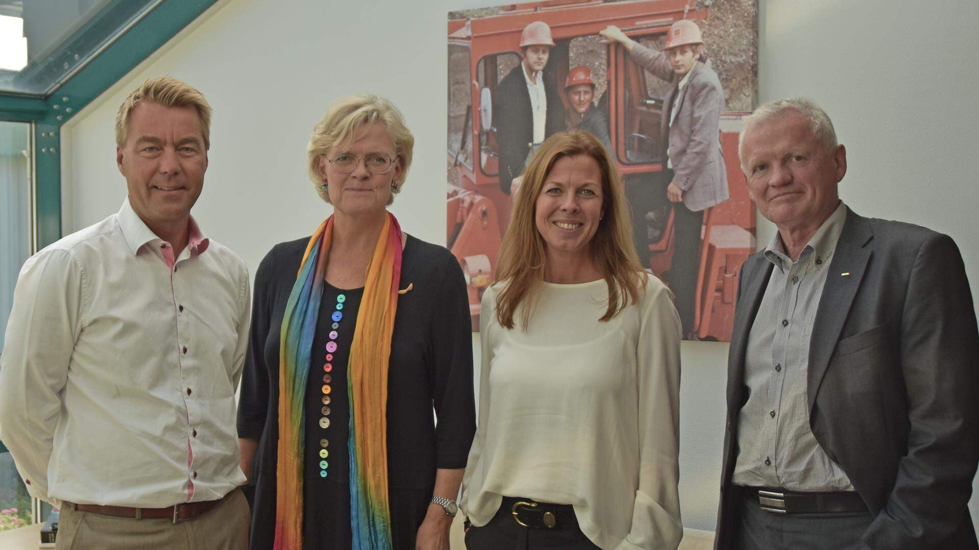 Jesper Göransson, Carola Lemne, Tina Hermansson och Tore Nilsson.