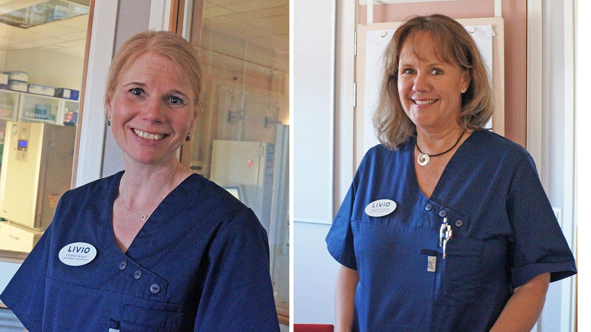 Christina Persson och Suzanne Lindholm