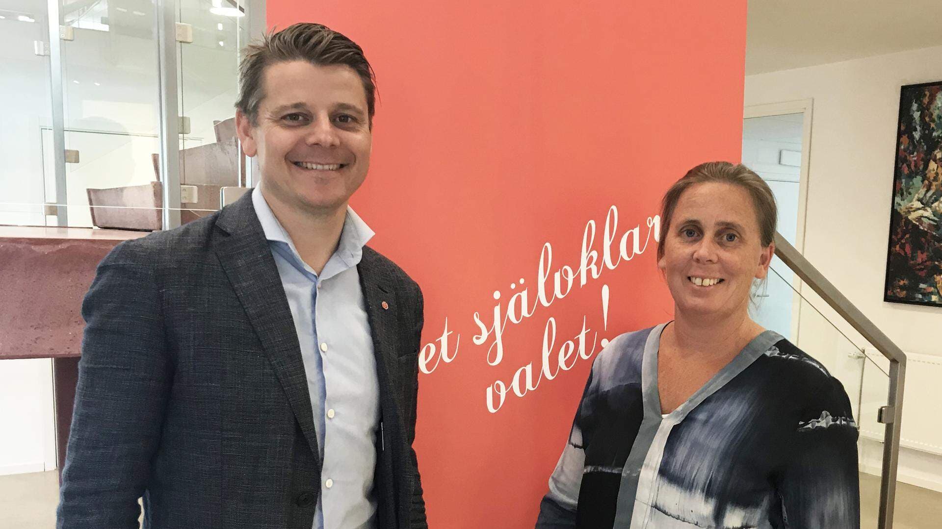 Niklas Karlsson och Carin Stoeckmann