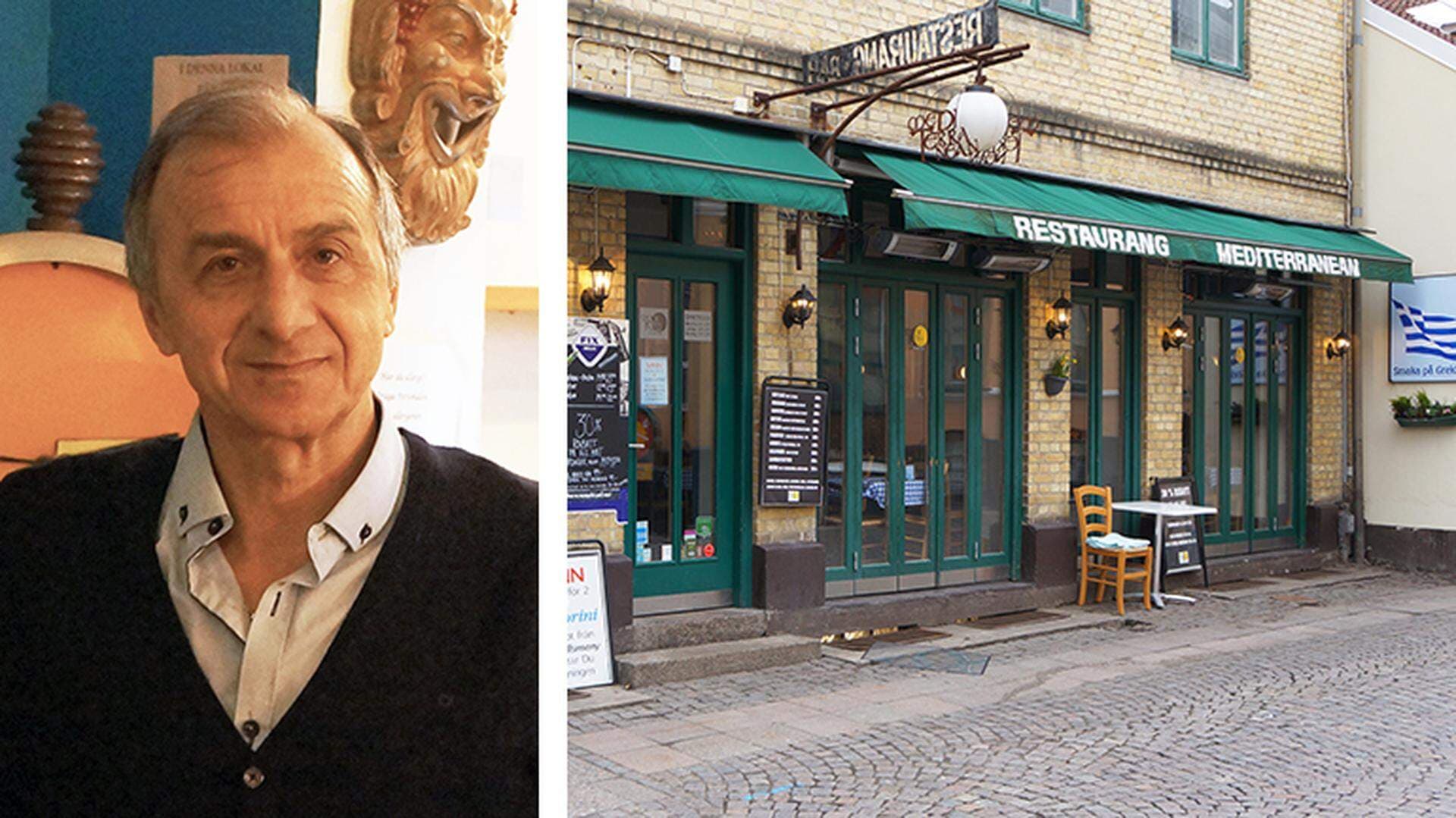 Vassilis Kourkakis och restaurangen