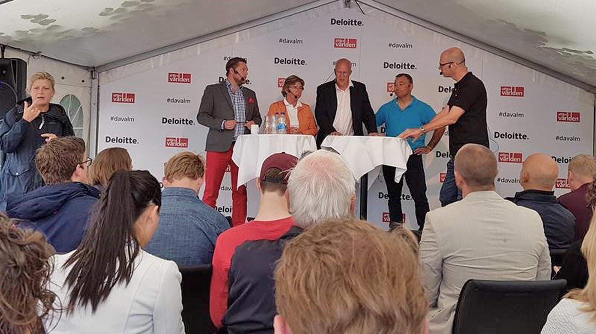 Deloittes seminarium kring bostadskrisen.