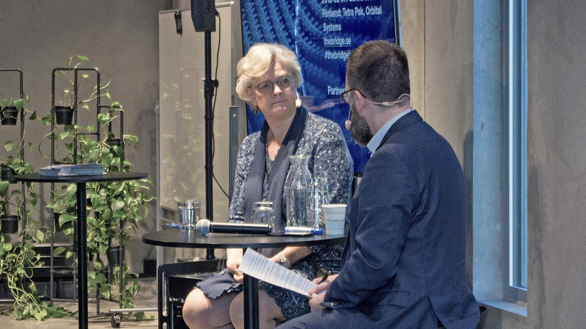 Carola Lemne och Thomas Frostberg.