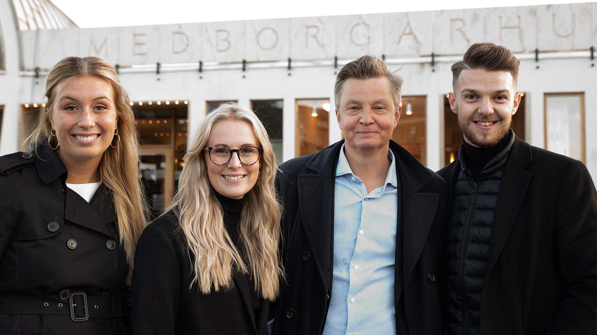 Mathilda Hjelm, Sara Kempe, Lars Persson och Kosovar Gashi.