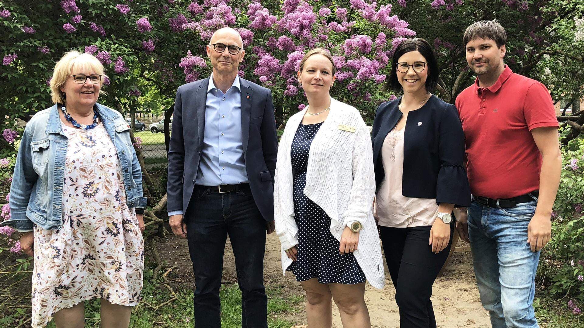 Marianne Pettersson, Rikard Larsson, Maria Jacky, Elin Gustafsson och Roland Wiking