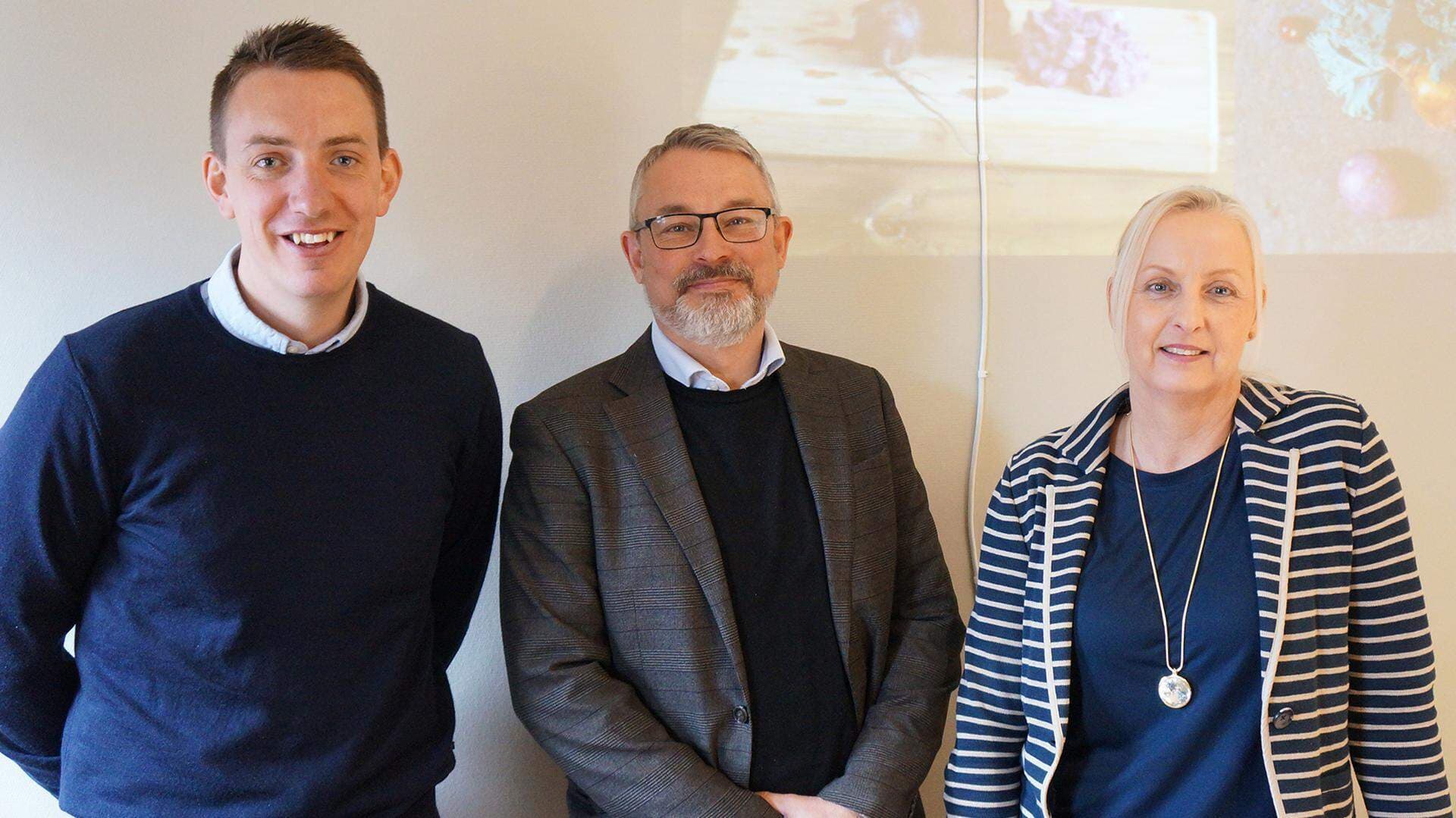 Anders Larsson, Mikael Engström och Lena Hedvall