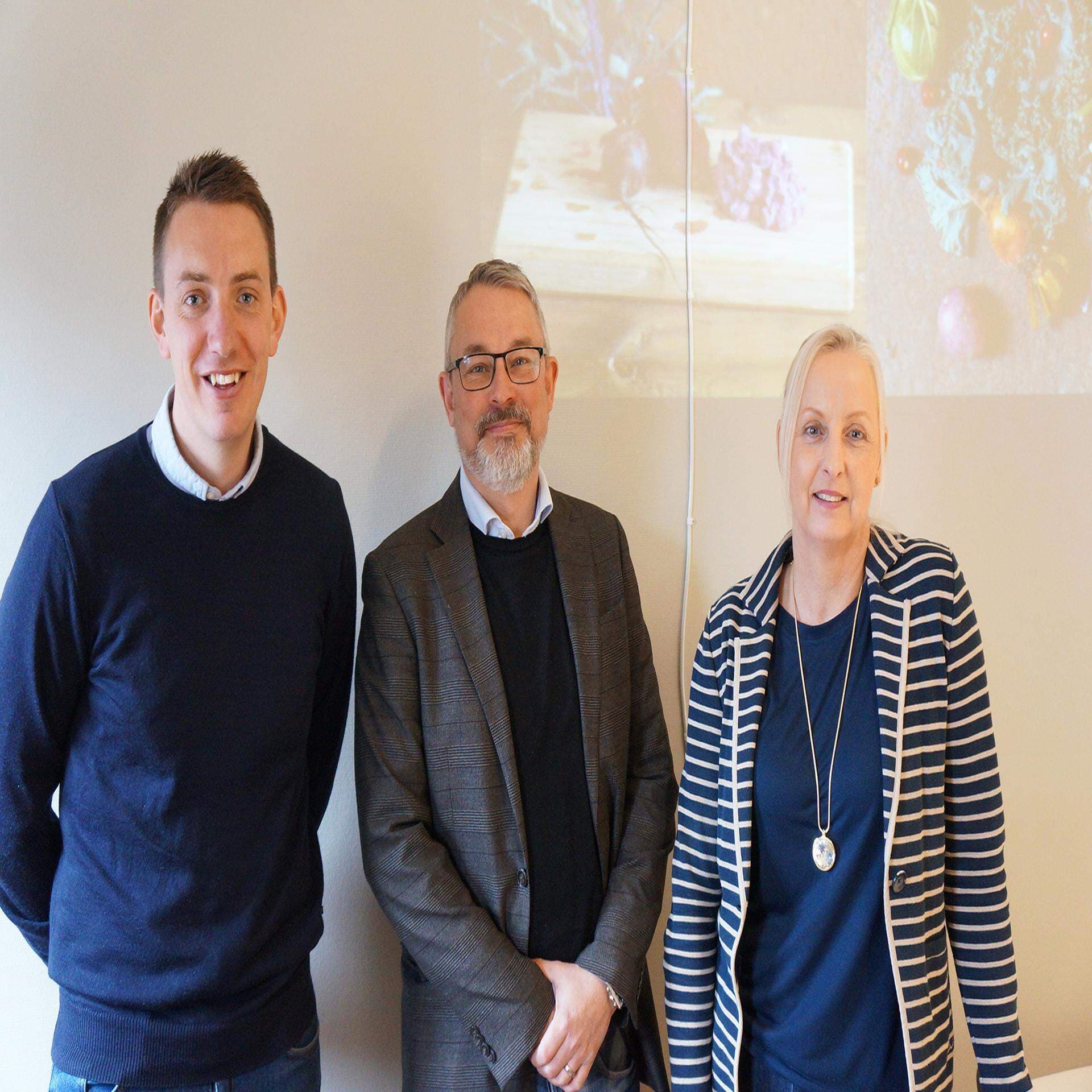 Anders Larsson, Mikael Engström och Lena Hedvall