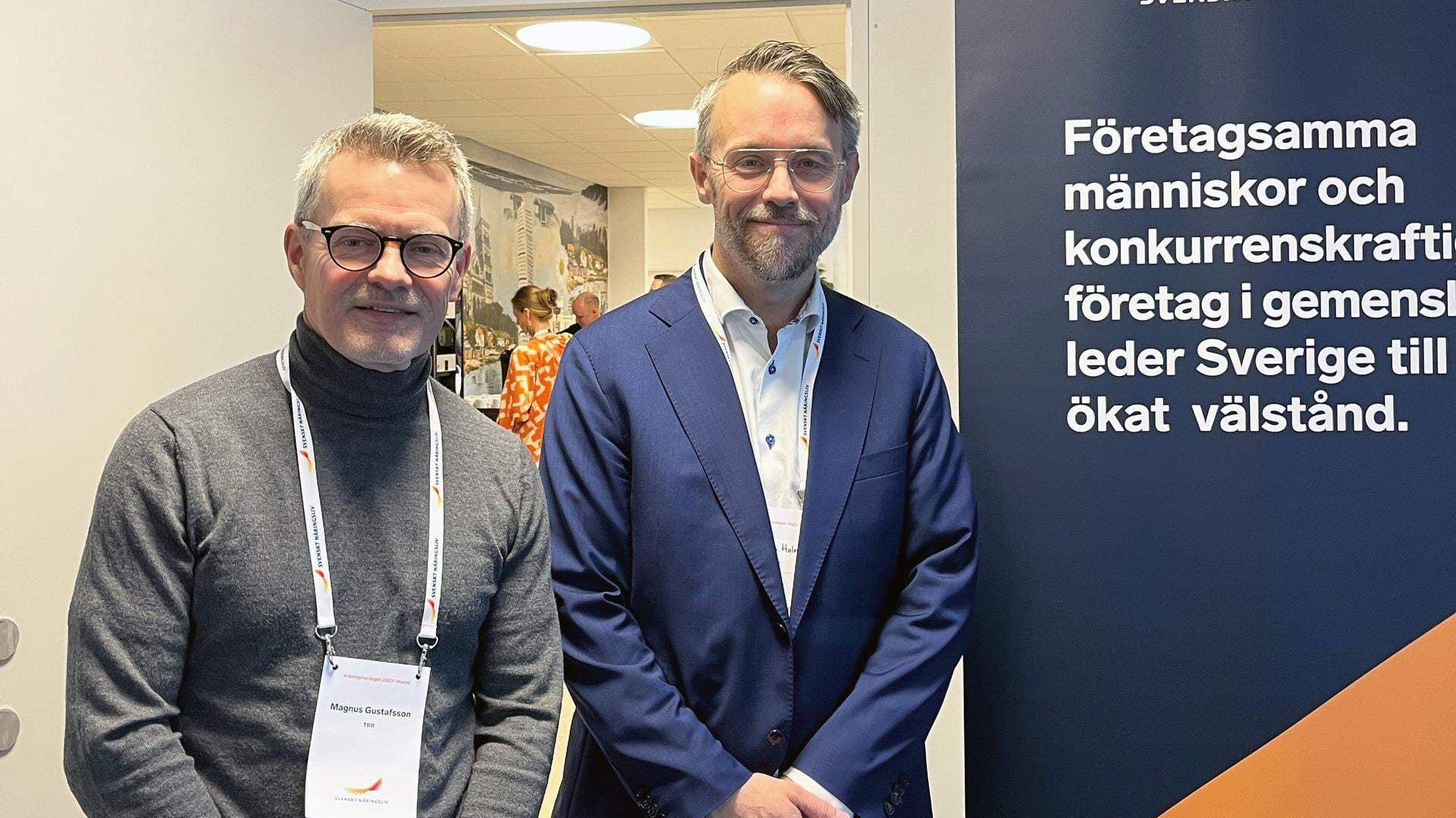 Magnus Gustafsson, TRR och Anders Holmberg, TSL