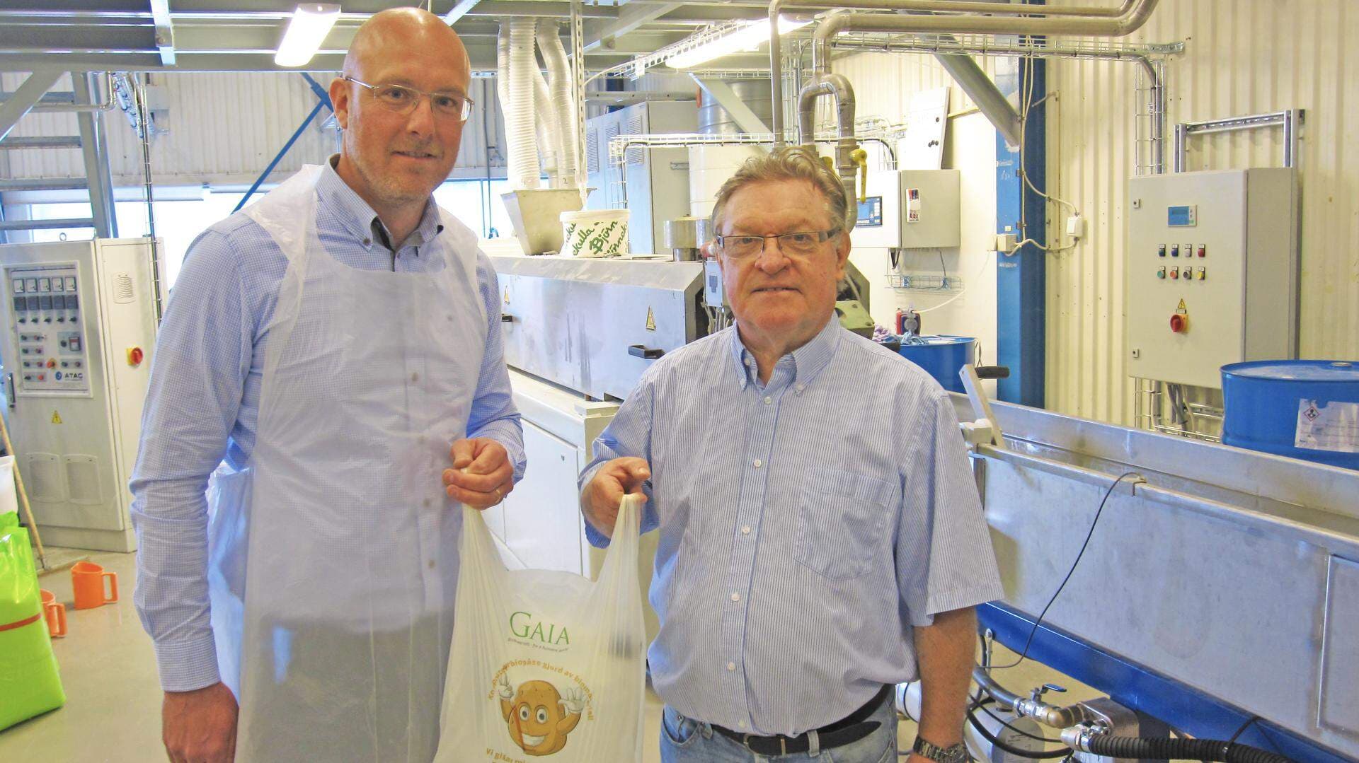 Peter Stenström, vd, och Åke Rosen, grundare.