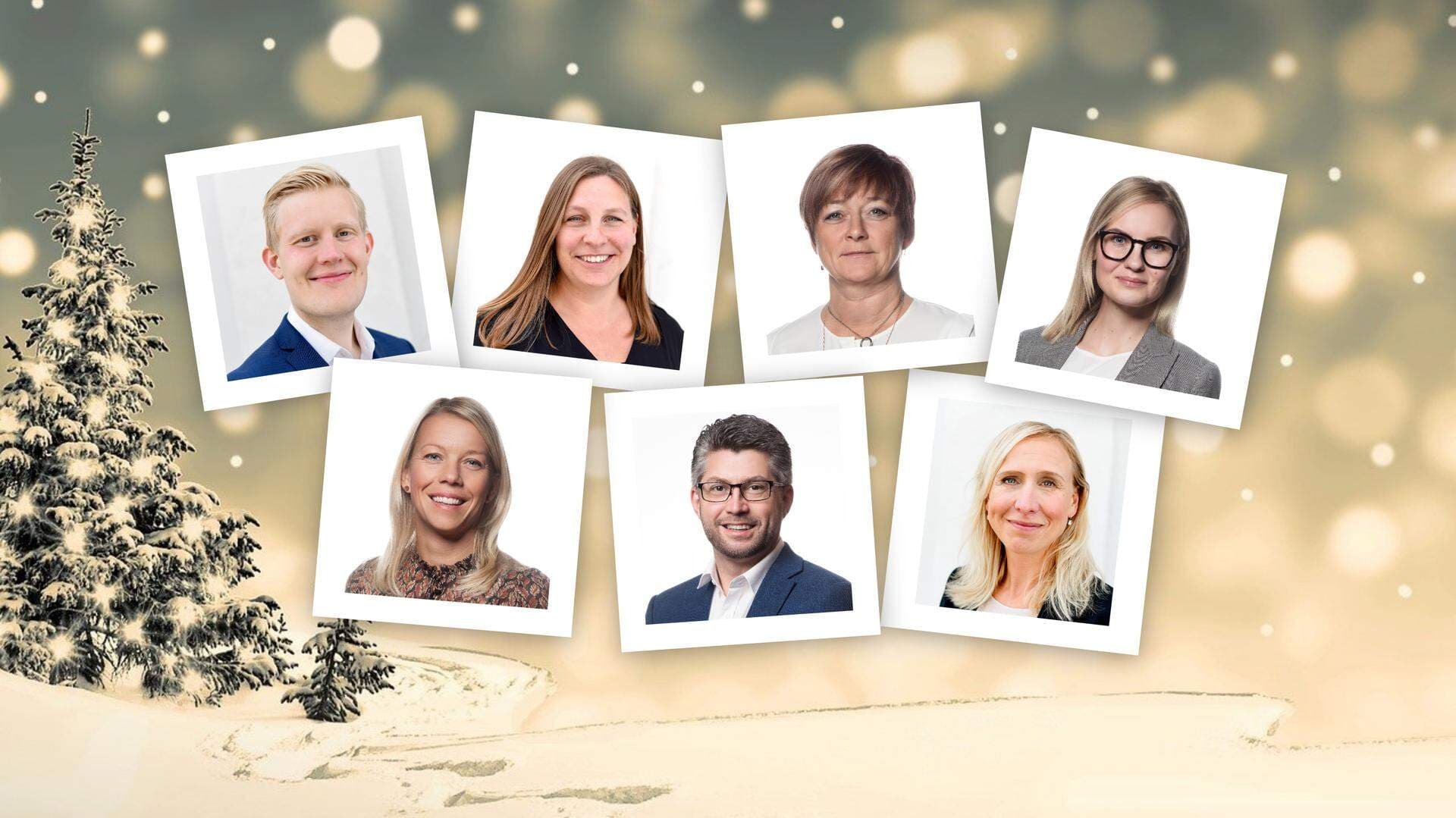 rik Hultgren, Sophie Ståhle, Carina Centrén, Ellen Dahl, Carola Netterlid, Johan Dalén och Kristina Björkander.