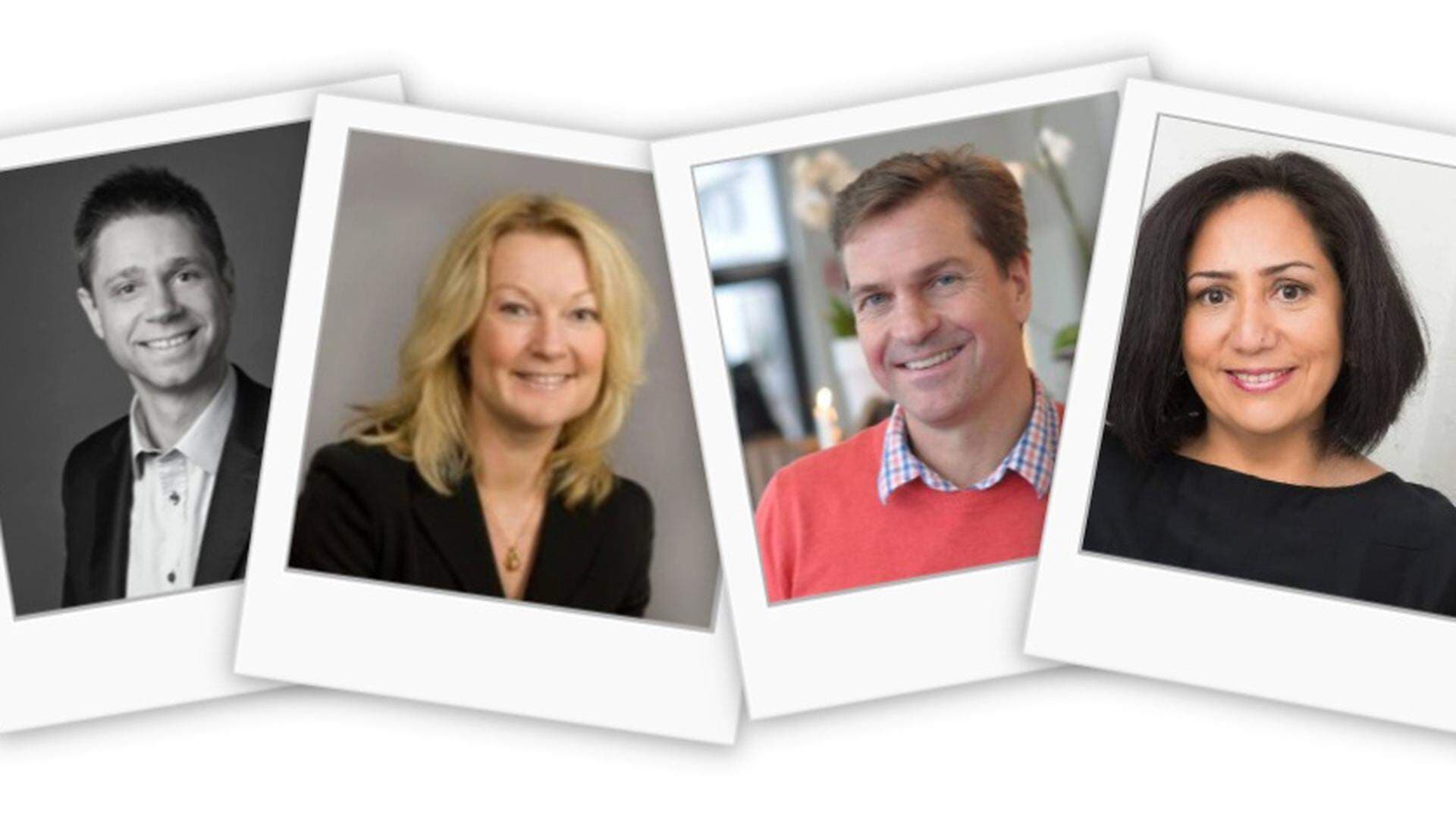 Torbjörn Eriksson, Anna Paulsson, Martin Jörgensen och Tammy Jara
