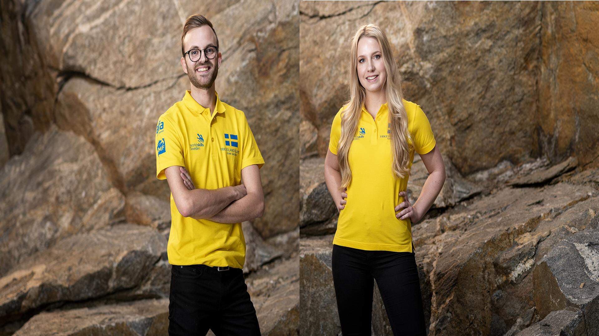 Elias Larsson och Emmie Lindblad.