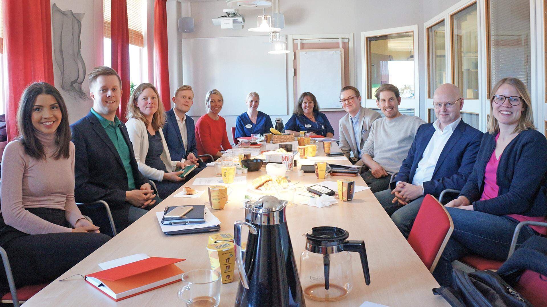 Deltagare på mötet hos Livio