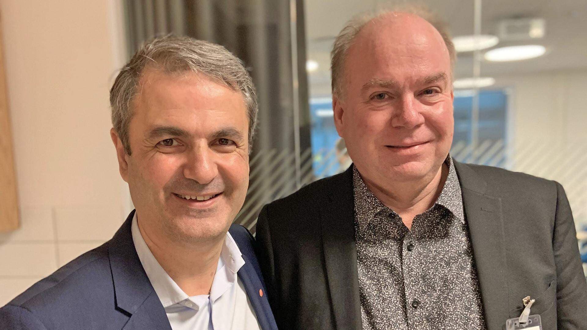 Ibrahim Baylan och Mikael Nilsson