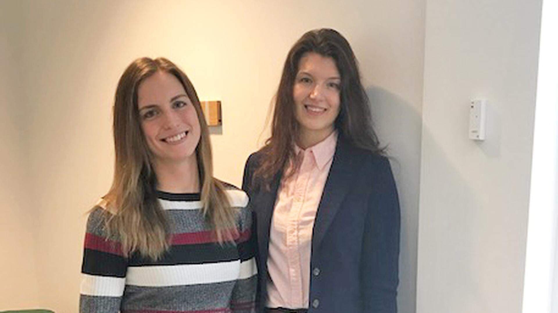 Cornelia Hartman och Emma Brandmyr