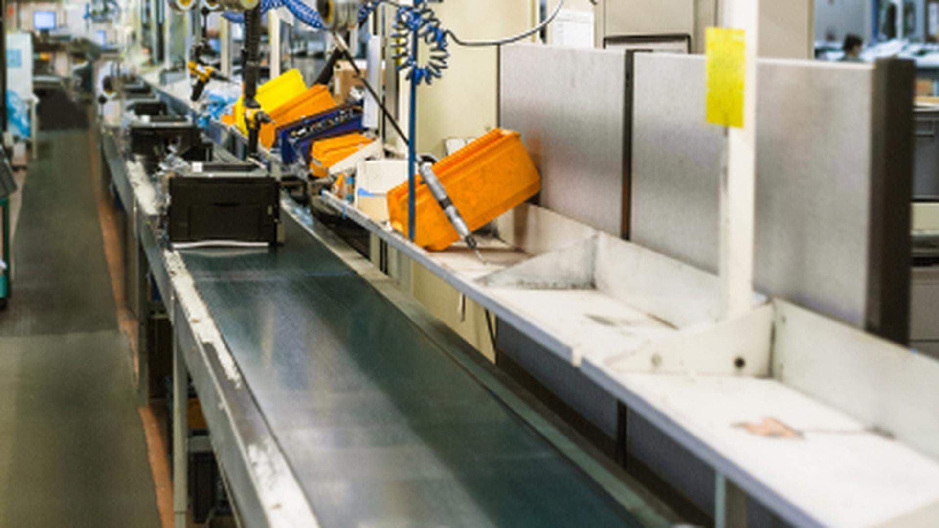 tom produktionslinje