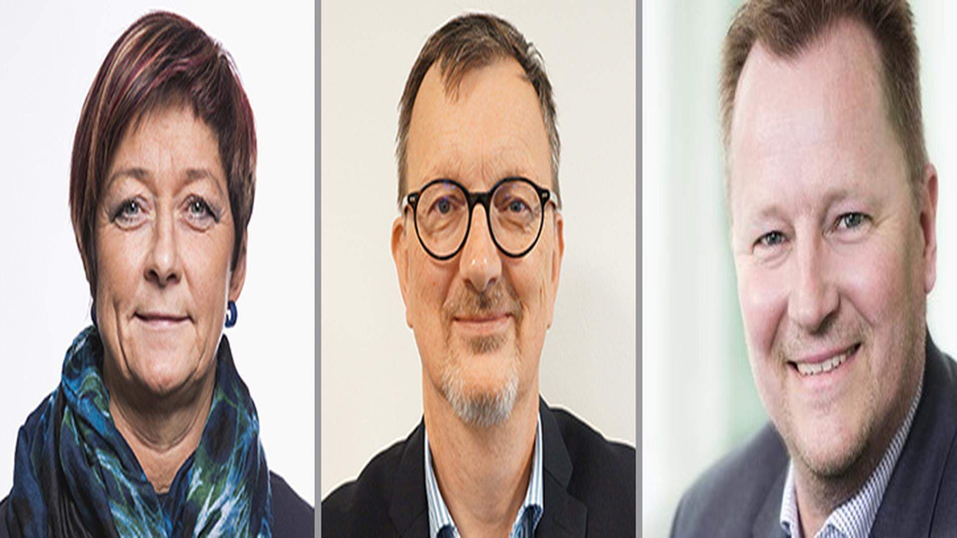 Carina Centrén, Mikael Jonasson och Magnus Nyberg.