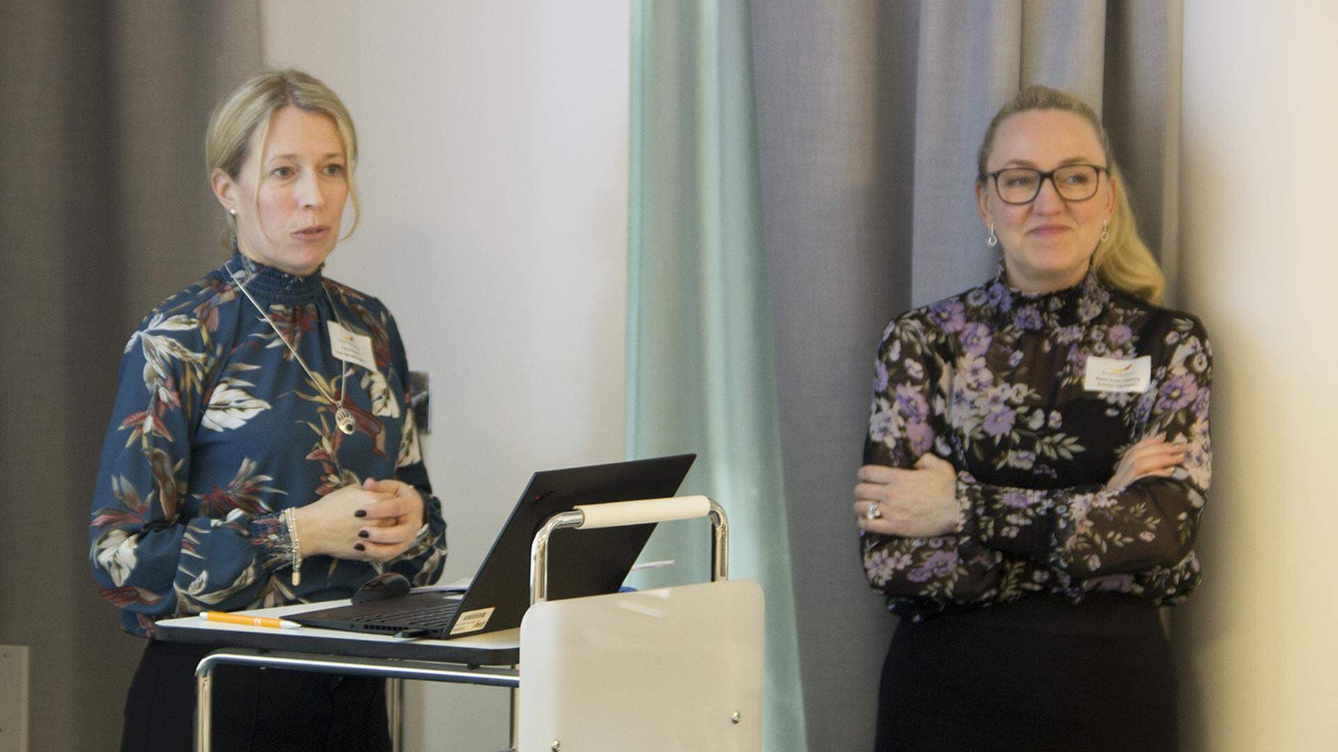 Jenny Svärd och Maria Sunér Fleming