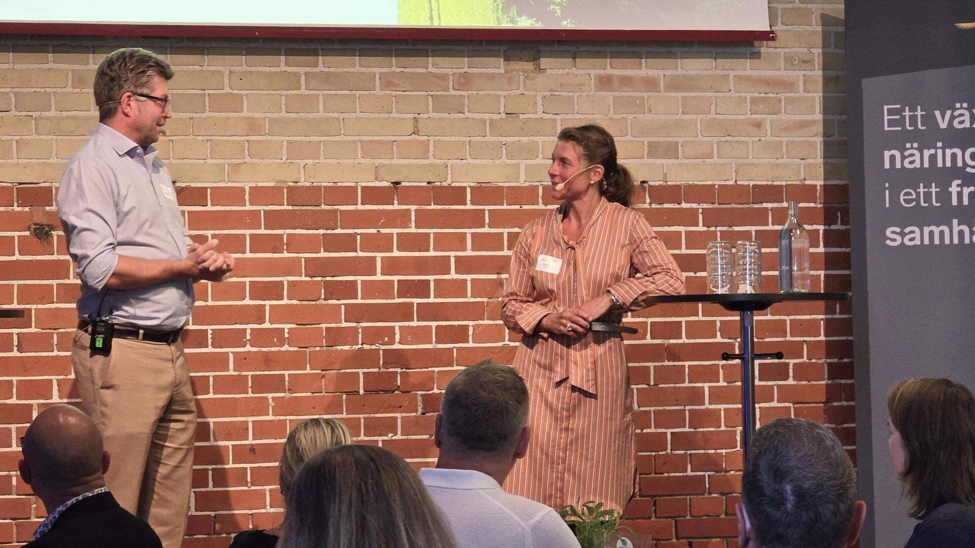 Johan Dalén och Anna Jähnke