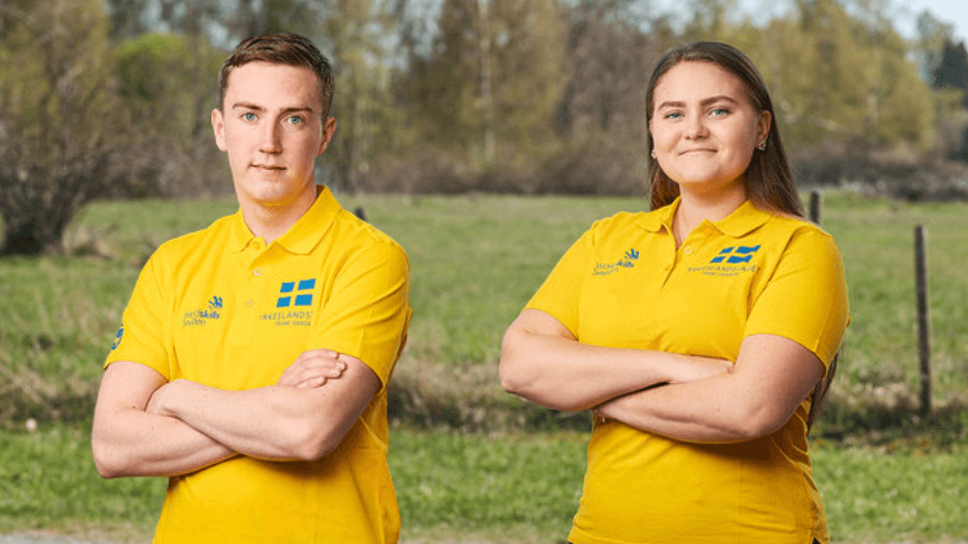 Simon Pettersson och Evelina Fäldt