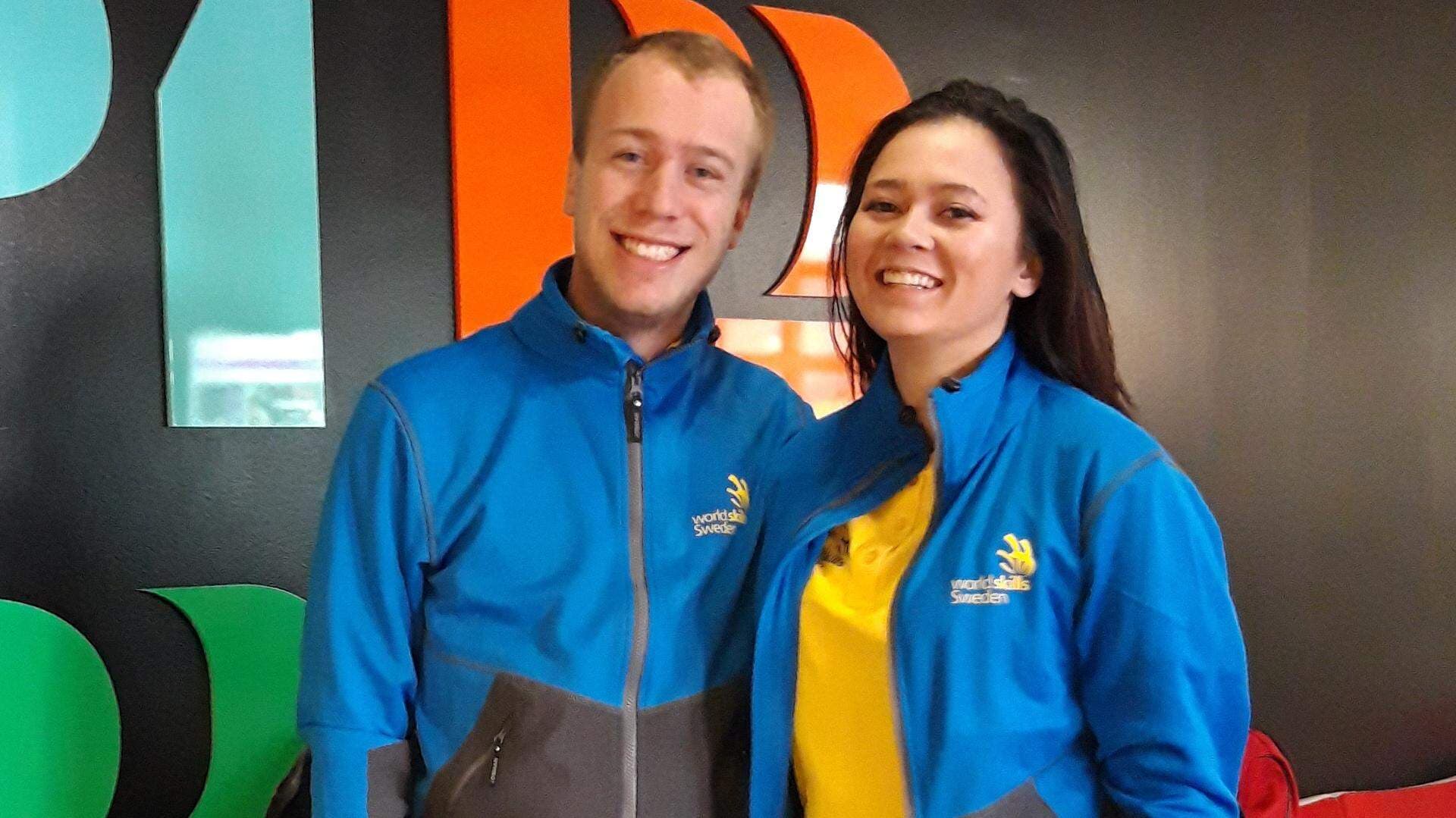 Joel Gustafsson och Sarah Larsson