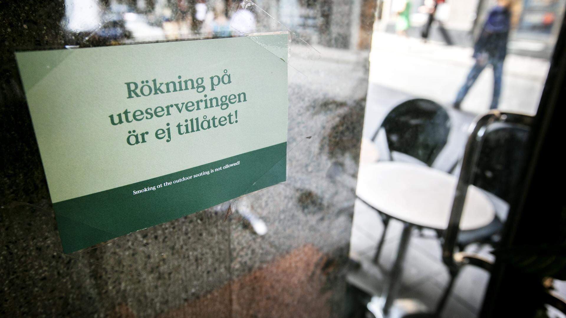 Skylt Rökförbud