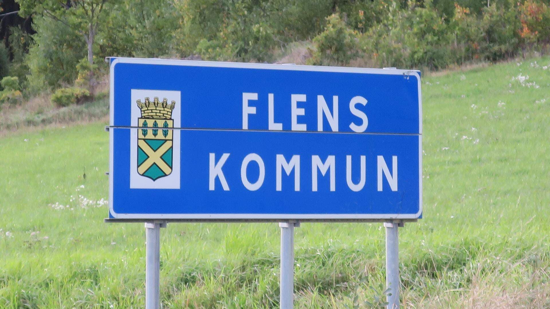 Vägskylt Flens kommun